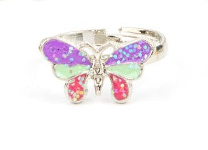 Butterfly Ring (Purple/Green/Red)