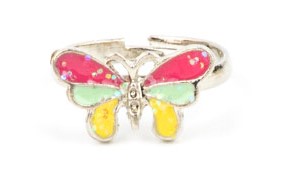 Butterfly Ring (Red/Green/Yellow)