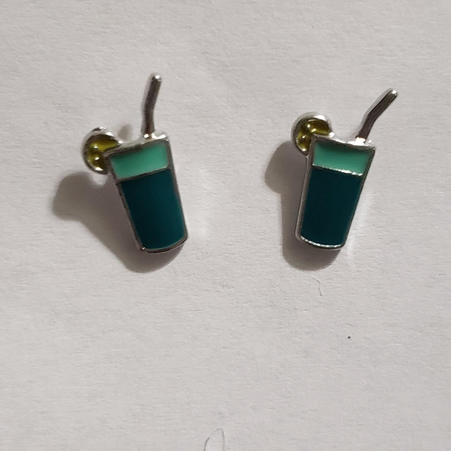 Kid's tropical drink earrings