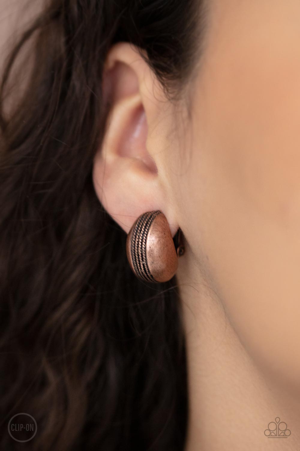 Classic Curves (Copper) Clip On
