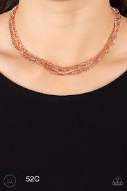 Glitter and Gossip Choker (Copper)