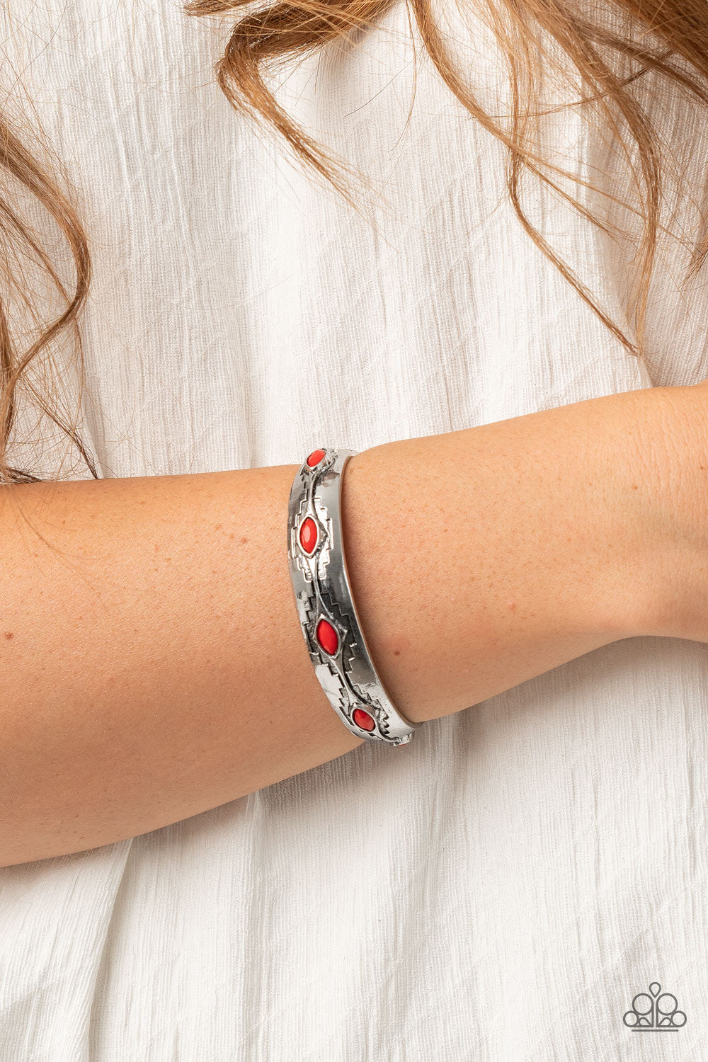 Santa Fe Scene (Red)