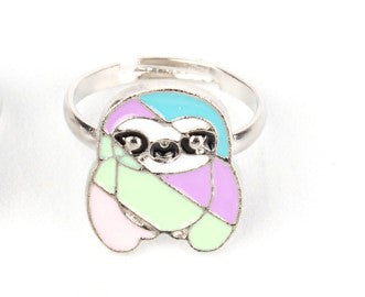 Sloth Ring (Blue/Purple/Green/Pink)