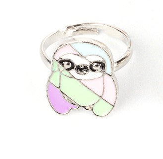 Sloth Ring (Blue/Pink/Green/Purple)