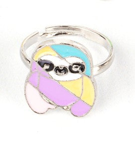 Sloth Ring (Blue/Yellow/Purple/Pink)