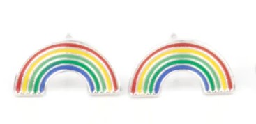 St. Patrick's Rainbow Kids Earrings (Multi)