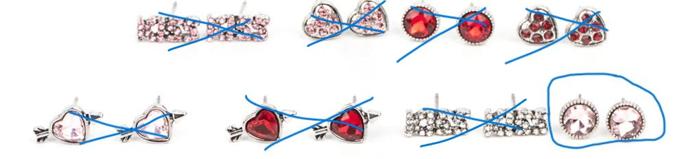 Starlite Kids Rhinestone Earring (Pink)
