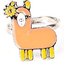 Llama Ring (Orange)