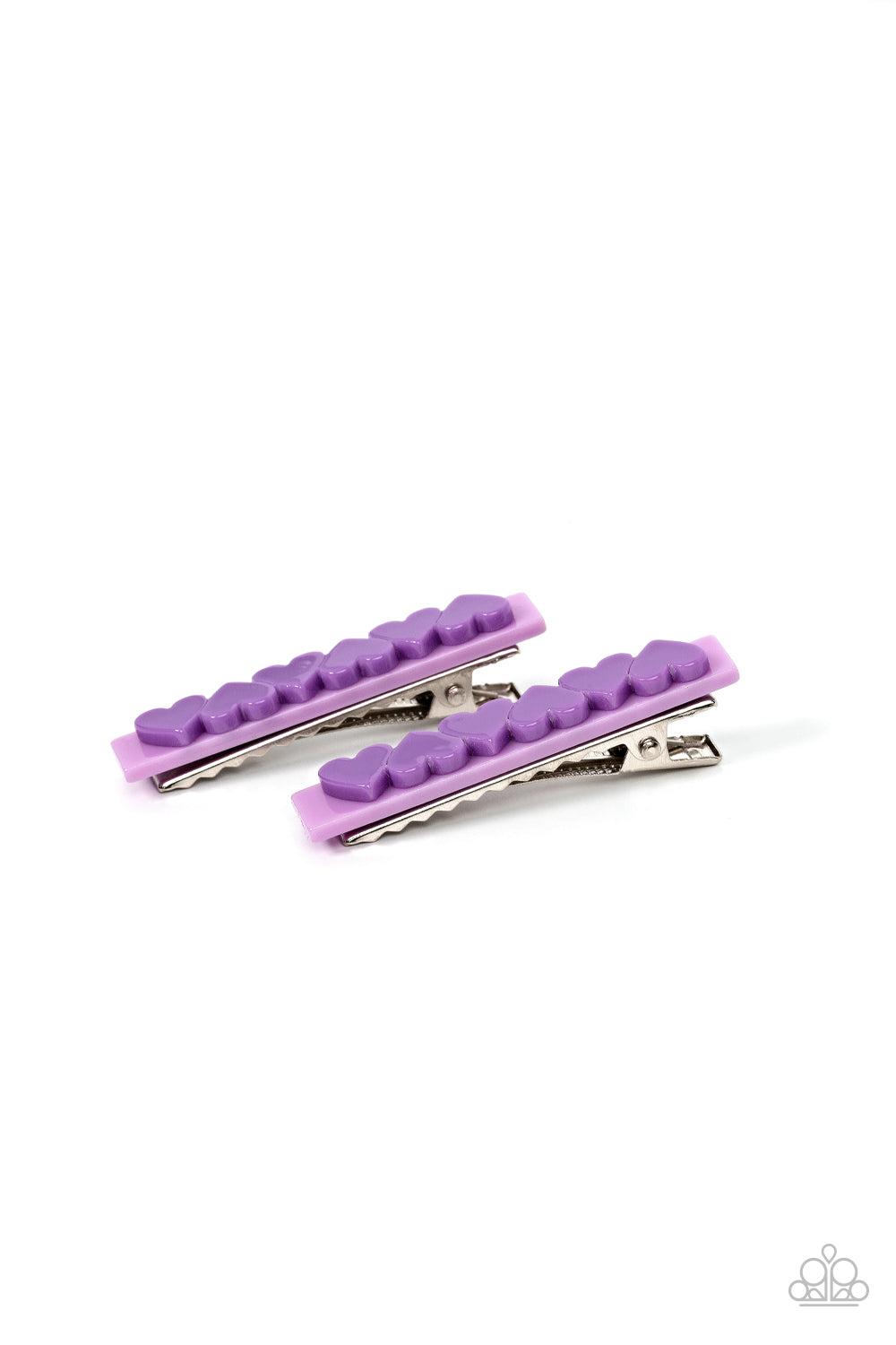 Cutely Cupid (Purple) Hair Clip