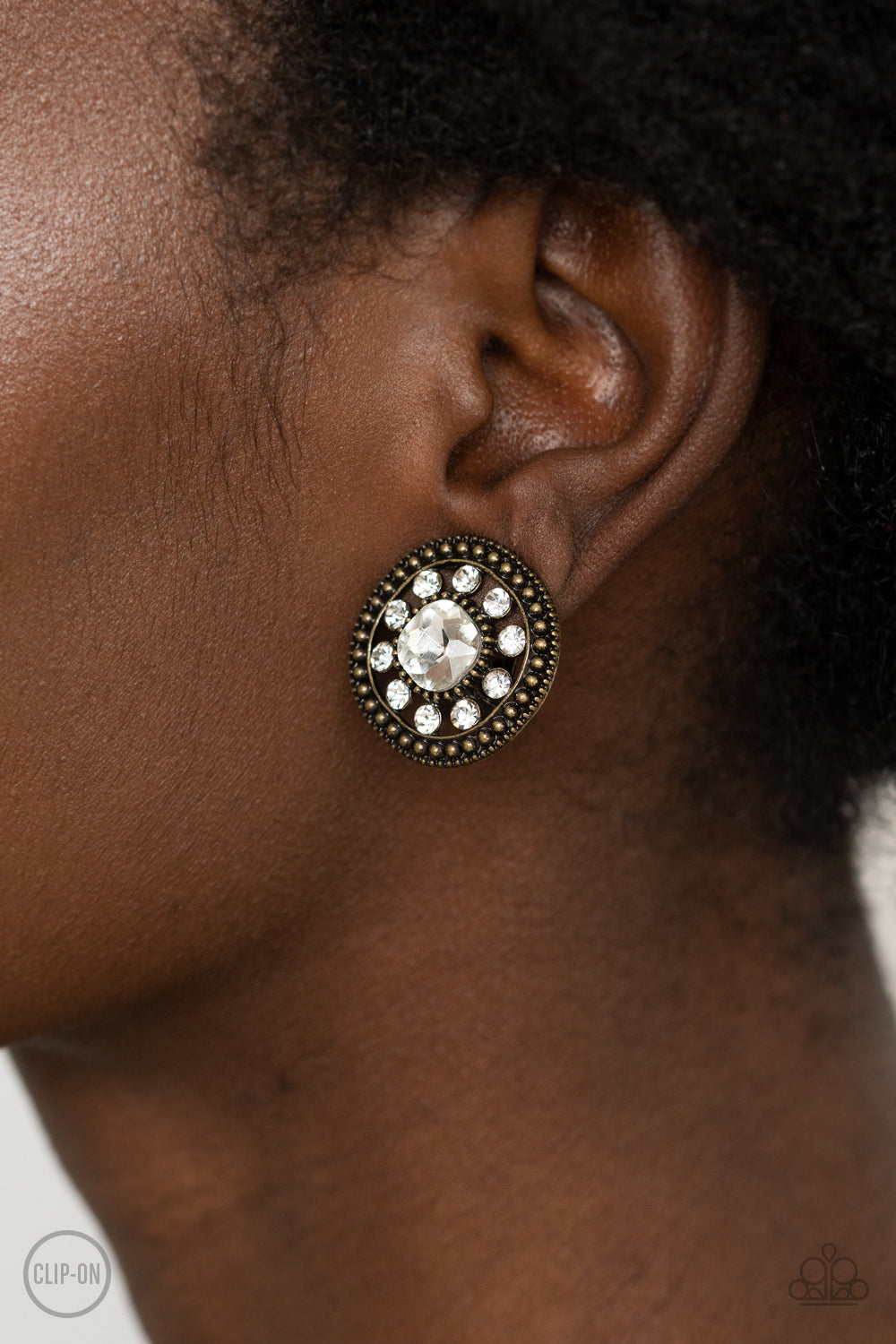 Dazzling Definition (Brass) Clip On
