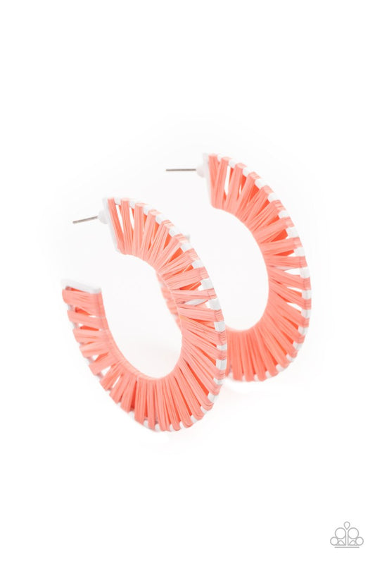 Attached to a dainty gunmetal wire fitting, an edgy triangular frame swings from the ear for a bold tribal look. Earring attaches to a standard fishhook fitting.  Sold as one pair of earrings.