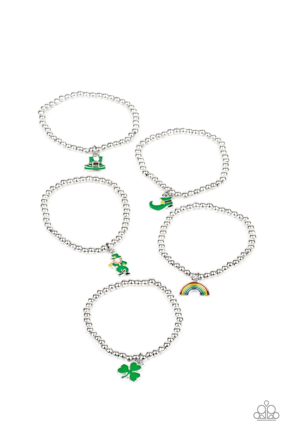 St. Patrick's Leprechaun Kids Bracelet (Green)